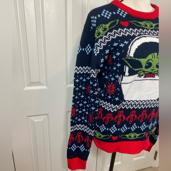 💥HP Holiday Grogu original Stars wars and mandalorian sweater by GeekNet S - Picture 9 of 9